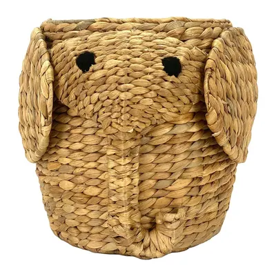 Coș de jucării pentru copii în culoare naturală din zambilă de apă ø 30x35 cm Elephant – Compactor