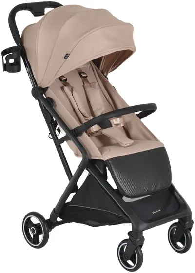 Cărucior de vară Cangaroo - Airwalk Cabin Size, Crepe-beige