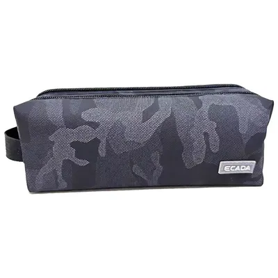 Penar tip etui, 2 fermoare, 22x8x8cm, camuflaj, 78513, Ecada
