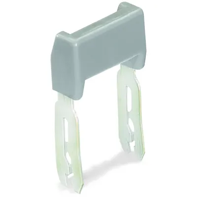 Staggered jumper; insulated; from 1 to 7; Spacing: 5 mm; suitable for 2-conductor female plugs; gray