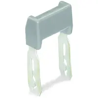 Staggered jumper; insulated; from 1 to 7; Spacing: 5 mm; suitable for 2-conductor female plugs; gray
