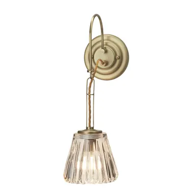 Aplica Demelza 1 Light Wall Light – Brushed Brass