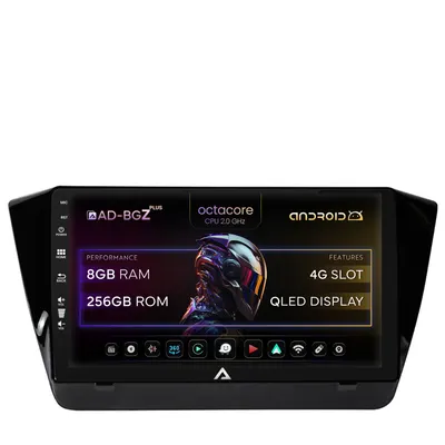 Navigatie Skoda Superb 3 (2015+), Android, Z-Octacore 8GB RAM + 256GB ROM, 10.1 Inch - AD-BGZ10008+AD-BGRKIT034