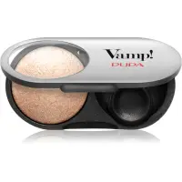 PUPA Milano Vamp! Radiant Baked Eyeshadow fard de culoare vibranta si lunga durata culoare 202 Precious Gold - WET & DRY 1 g