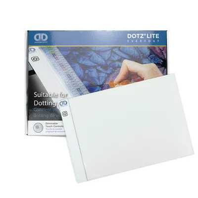 Tablă luminoasă pentru pictura cu diamante, 33 x 23 cm