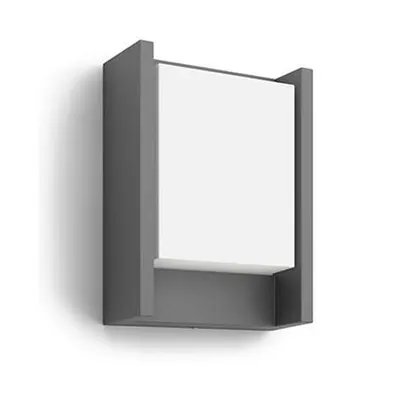 Aplica de gradina Philips Arbour 1x6W/LED 600lm Antracit IP44