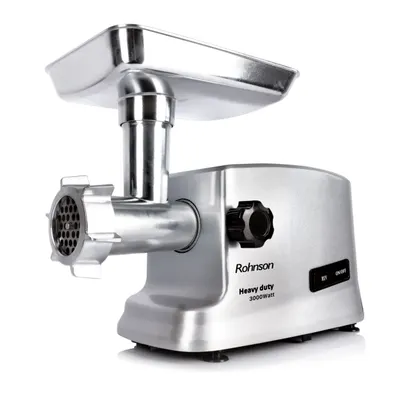 Mașină de tocat carne Rohnson - R-5430, 3000W, 2.5 kg/min, argintiu