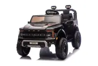 Masinuta electrica pentru copii Ford Raptor 24V Negru, 2 locuri, licenta oficiala, telecomanda 2.4G, scaun piele