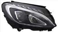 Far stanga LED, electric, cu motoras, fara modul DRL LED; fara controler LED potrivit MERCEDES C-KLASA W205 12.13-12.18