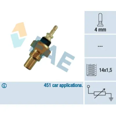 Senzor temperatura lichid racire FAE 32220