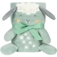 Păturică pentru bebeluși cu broderie 3D KikkaBoo - Sleepy Sheep