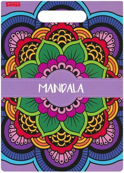 Carte de colorat Sense - Mandala II