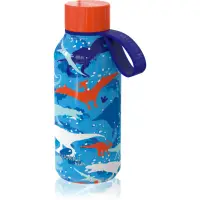 Quokka Solid Kids sticlă termos cu dispozitiv de prindere Dinosaur 1 buc