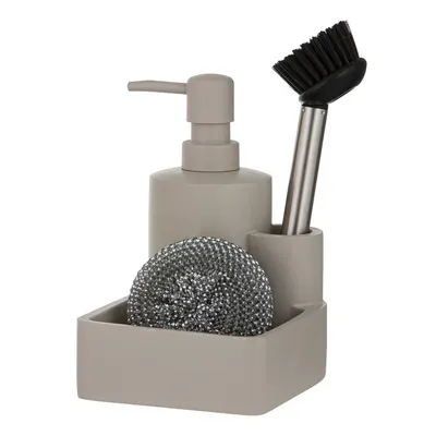 Suport pentru accesorii de spălat gri din polirășină Essentials – Ladelle