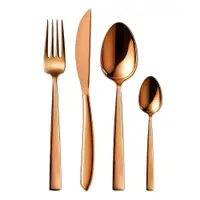 Tacâmuri din oțel inoxidabil arămii 24 buc Copper – Orion
