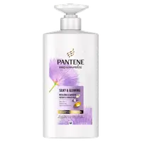 Sampon pentru par uscat tratat sau decolorat Silky & Glowing, 500ml, Pantene