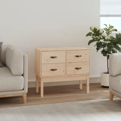 vidaXL Dulap consolă, 90x40x78 cm, lemn masiv de pin