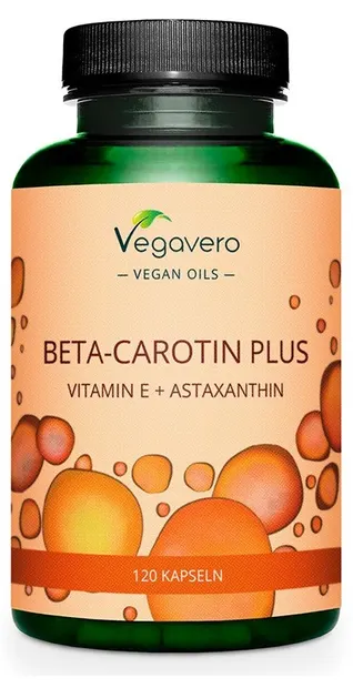 Beta-Carotin Plus, 120 capsule, Vegavero