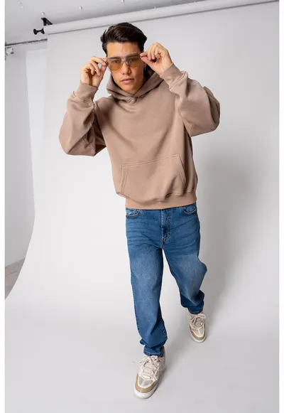 Hanorac Oversized Taupe I 18897 - Bej