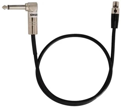Cablu pentru chitară Shure - WA304, 6.3 mm/TA4F, 0.7 m, negru