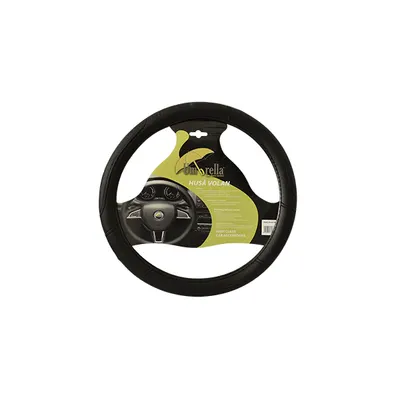 Husa volan auto Umbrella Piele ecologica Negru