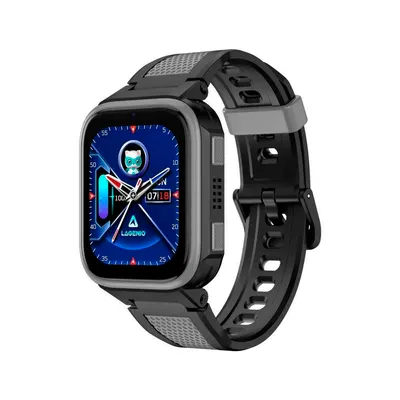 Ceas Smartwatch Pentru Copii LAGENIO K10, Model Premium 4G cu Functie Telefon & AI, Forma Slim, Localizare GPS, Control Parental, Buton SOS, Pasi, Alarma, Negru