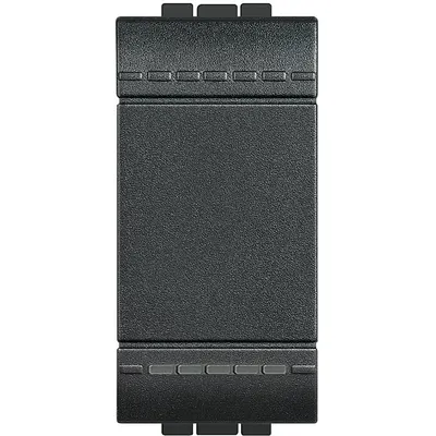 Intrerupator simplu 1 modul Living Light Bticino L4001N, antracit