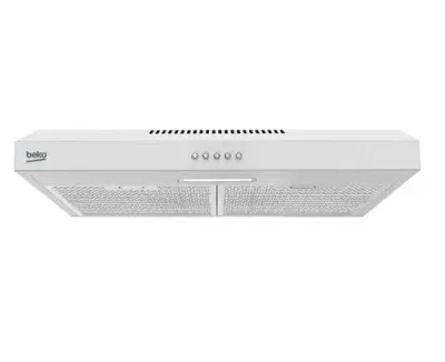 Hota traditionala Beko HNS61222NAW, Putere de absorbtie 201 mc/h, 1 motor, 59.5 cm (Alb)