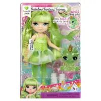 Papusa Rainbow High Littles, Rainbow Fantasy Fairies, Emerald, 543404EUC