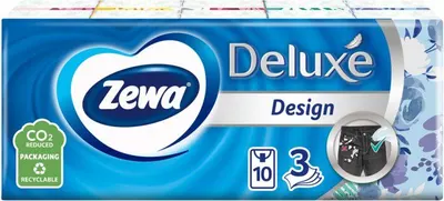 Batiste nazale Zewa - Design, 3 straturi, 10 buc