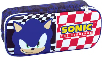 Neceser oval GIM Sonic - Lets Go, 2 fermoare
