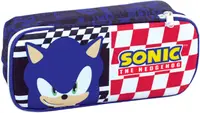 Neceser oval GIM Sonic - Lets Go, 2 fermoare