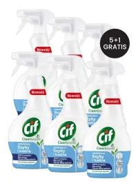 PROMO 5+1 GRATIS Cif Solutie curatat geamuri cu pompa 500 ml Cleenboost