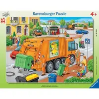 Puzzle masina de colectat gunoi 35 piese