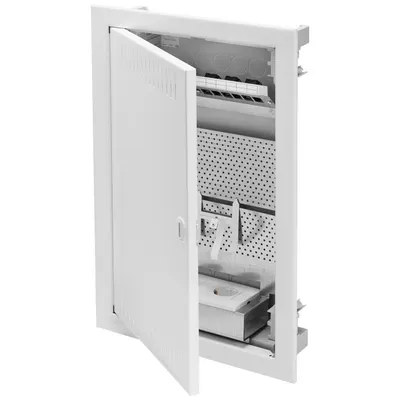 Tablou multimedia 36 module cu usa metalica pentru rigips Gewiss GW40178N