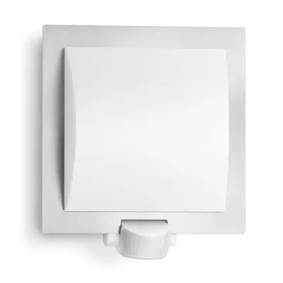 Aplica de perete L20 (inox), senzor de miscare PIR 180°, pentru exterior
