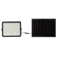 Reflector cu incarcare solara 20W 1800LM 6400K - negru V-TAC SKU-7827