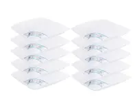 Pachet 10 Perne Medicinale Hipoalergenice SomnART 70x70cm, HypoallergenicMed, matlasate, lavabile la 95 de grade, fermitate medie spre tare