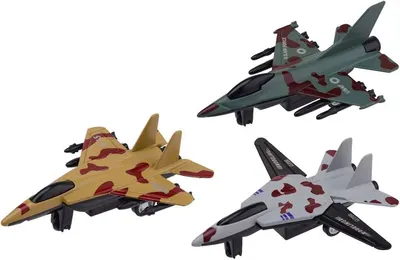 Jucărie pentru copii Johntoy - Avion de vânătoare Jet Fighter, sortiment