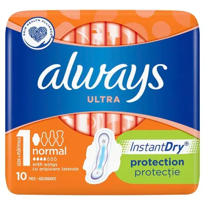 Absorbante Always Ultra Normal, P&G | 10 bucati