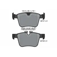 Set placute frana, frana disc TEXTAR 2214101