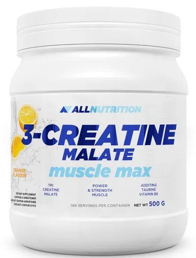 3-Creatine Malate, portocală, 500 g, AllNutrition