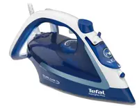 Fier de calcat Tefal - Easygliss Plus FV5735E0, 2500W, 45 g/min, albastru/alb