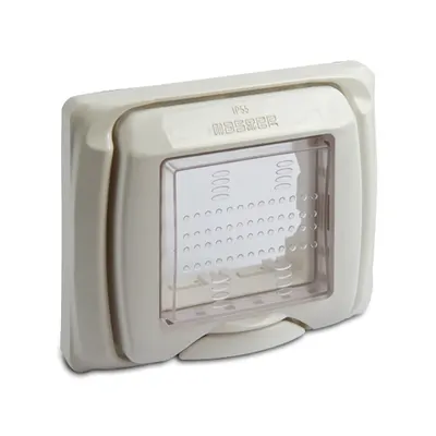 Capac etans 2 module Master Mix IP55 - GRIGIO RAL 7035
