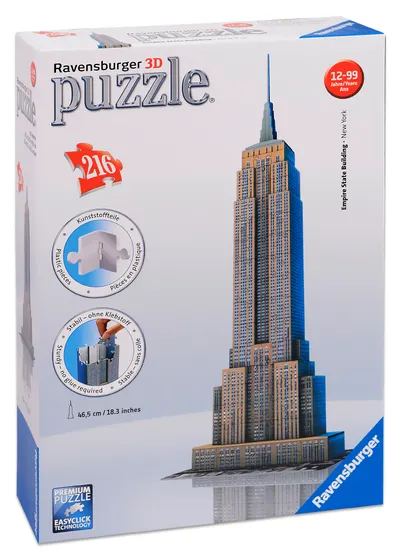 Puzzle 3D Ravensburger din 216 de piese - Empire State Building