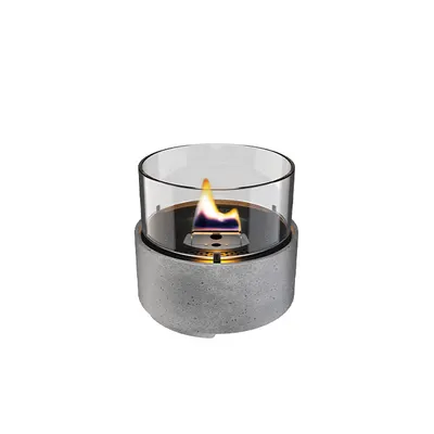 Lumanare ambientala M TENDERFLAME gri