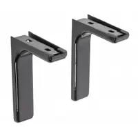 Consola cu Masca, 144 x 240 mm, 2 Buc/Set, Finisaj Negru