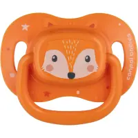 Canpol babies Cute Animals Soother 6-18m suzetă Orange 1 buc