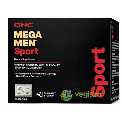 Complex de Multivitamine pentru Barbati Sport Mega Men 30buc