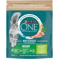 PURINA ONE INDOOR Formula, Curcan si Cereale Integrale, hrana uscata pentru pisici, 750 g